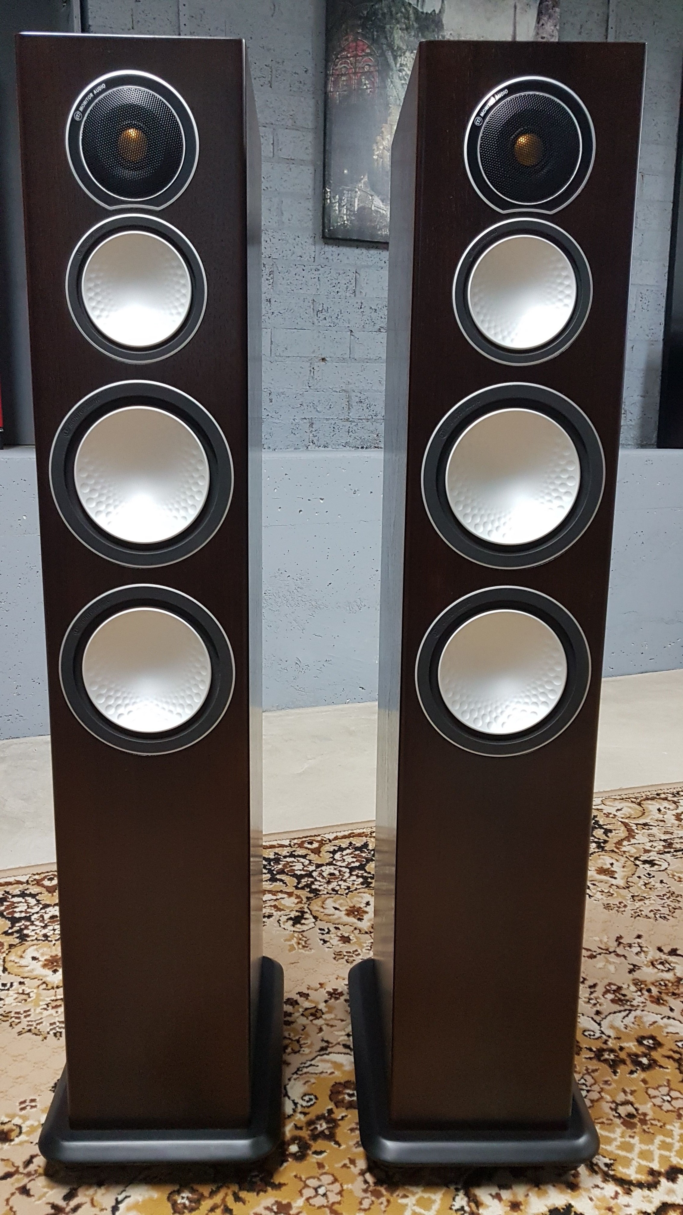 SOLD: FS: Monitor Audio Silver 8 in Walnut - Stereo, Home Cinema ...