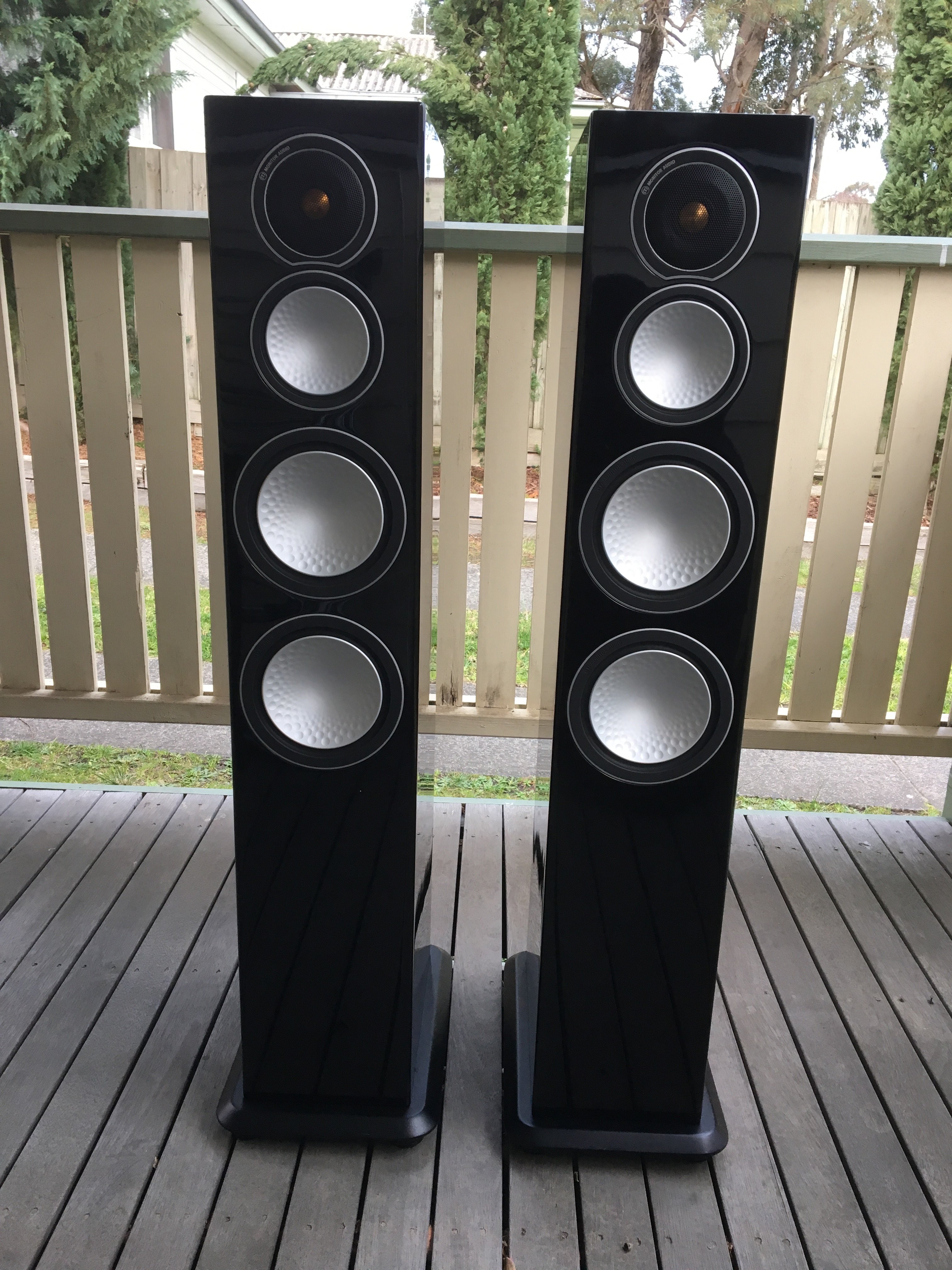 SOLD: Monitor Audio Silver 8 Floorstanding Speakers - Stereo, Home ...