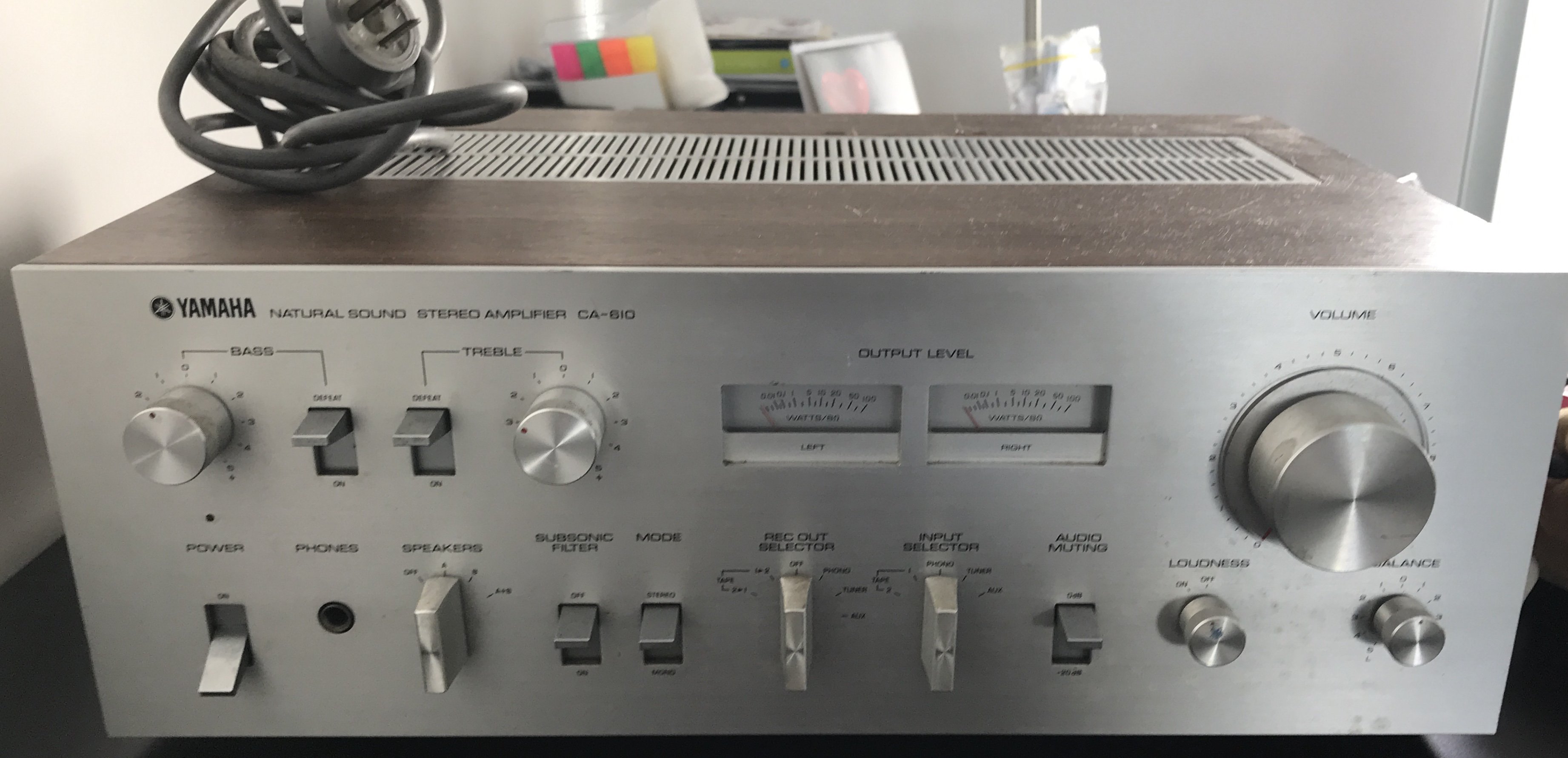 SOLD FS Vintage amplifier Yamaha CA610 ﻿ Stereo, Home Cinema