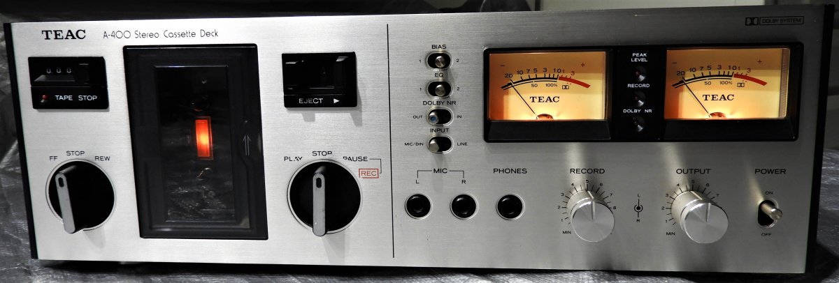 FS: COOL VINTAGE TAPE DECK TEAC A-400 Top Condition - Stereo, Home