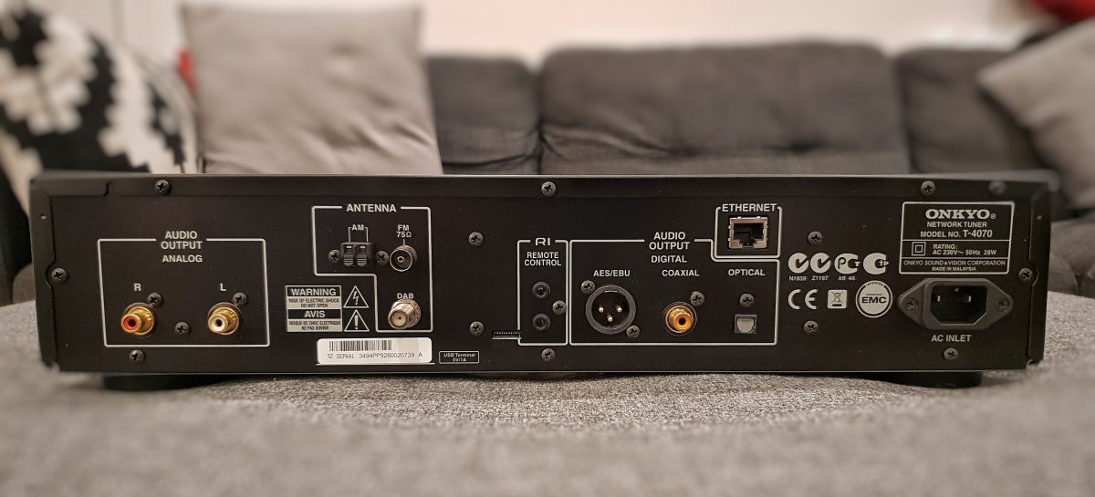 美品 オンキョー ネットワークオーディオ チューナー ONKYO T-4070 FS: ONKYO T-4070 Network Tuner - Stereo, Home Cinema, Headphones