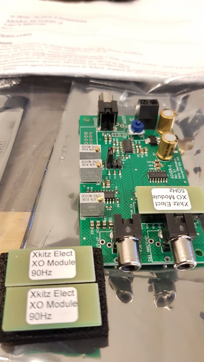 FSPair XKitz 2 way electronic crossover modules & extra crossover