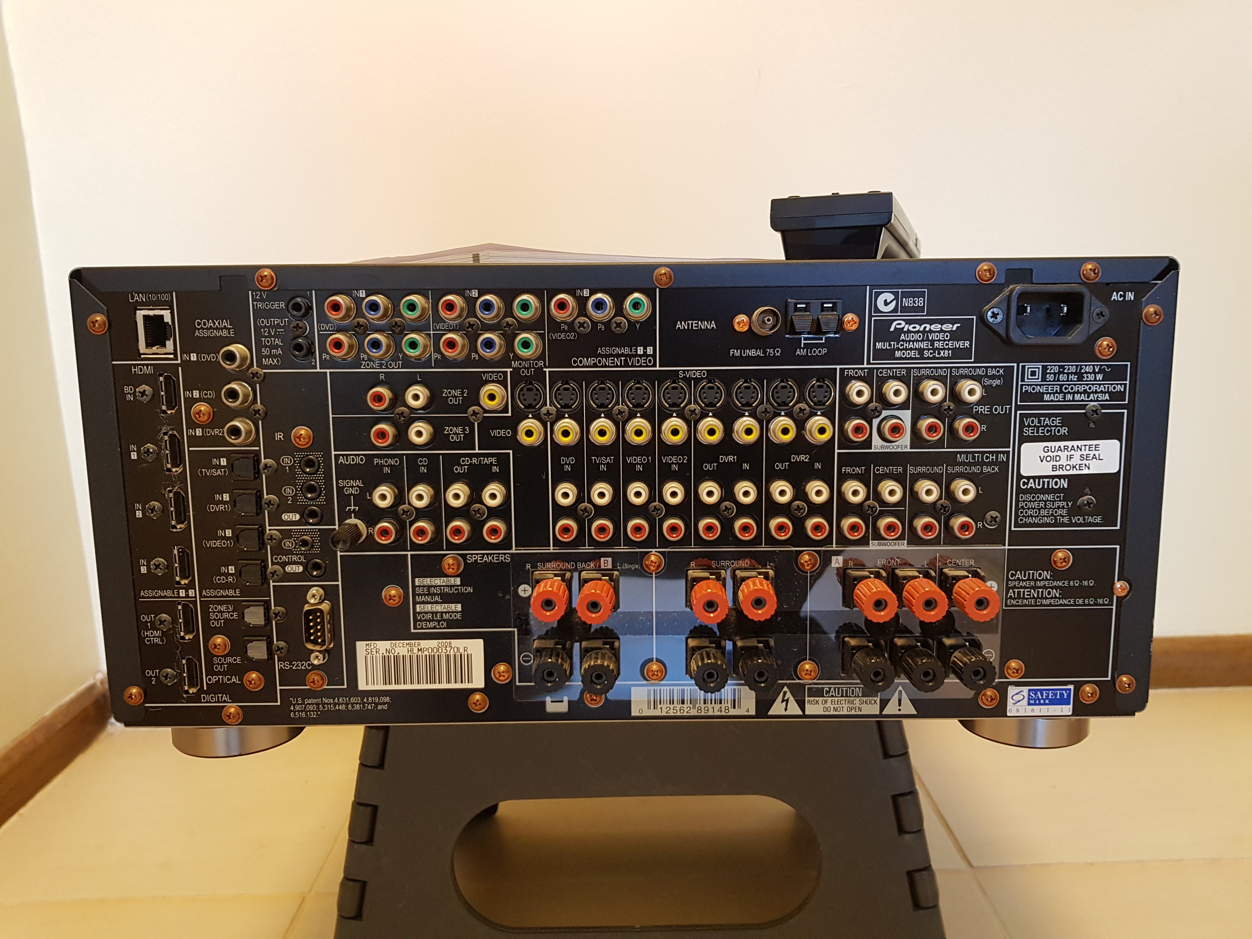PIONEER - Pioneer SC-LX81  アキダ Pioneer SC-LX81 THX Ultra2 Plus 7.1/ch AV Multi Channel
