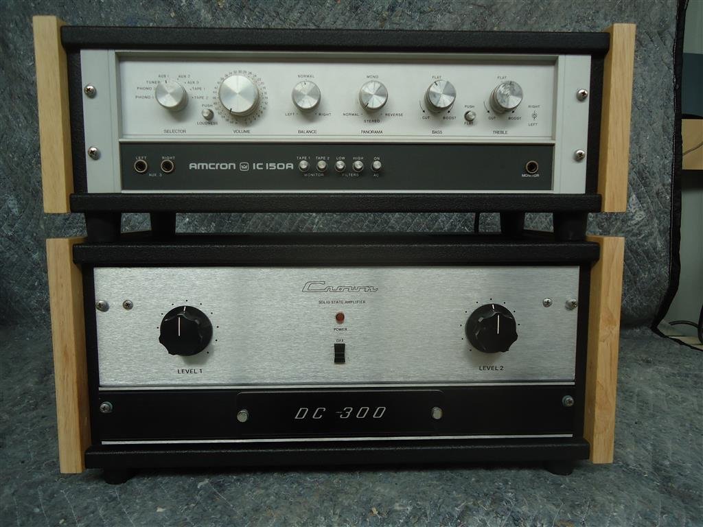 FS Vintage Crown DC300 Power Amplifier & Amcron (Crown) IC 150A