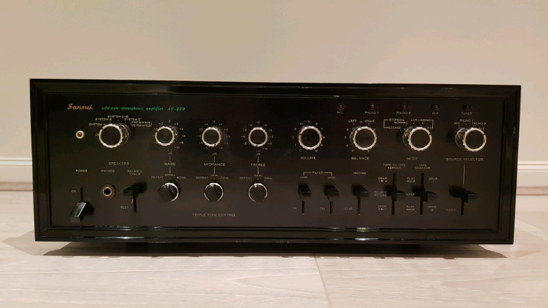 Sansui TU-990 & AU-999 ラジオチューナー・プリアンプ Vintage Hi-Fi Audio Restorations: Sansui AU-999 & TU-999