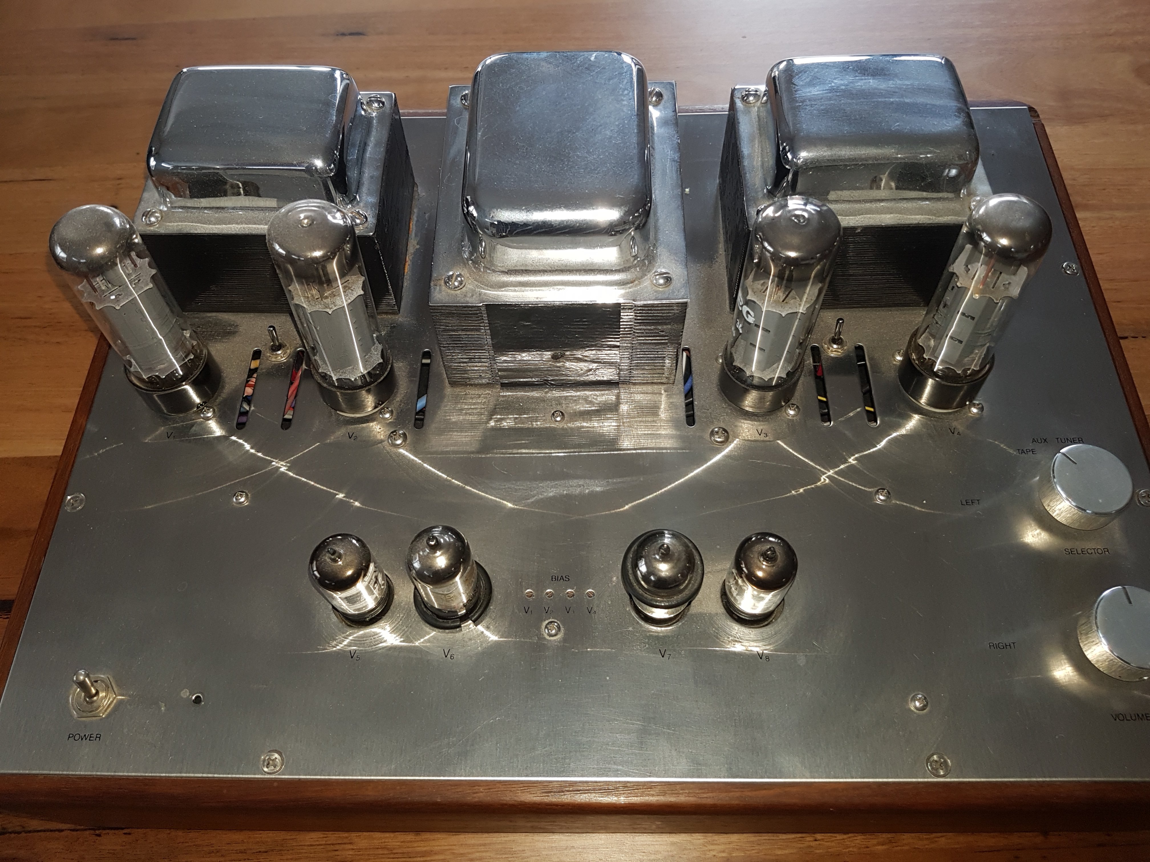 SOLD FS Contan EL34 tube amp not working Stereo, Home Cinema