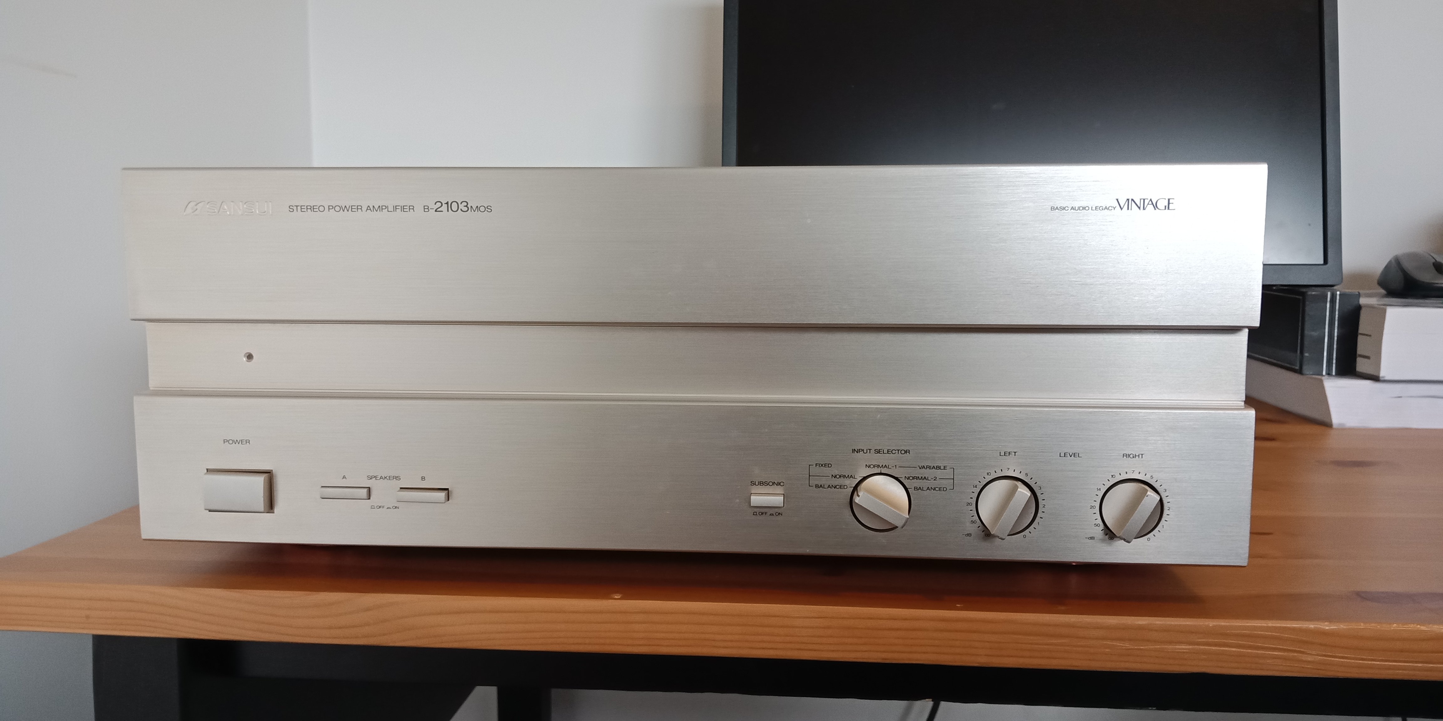 FS: Sansui B-2103 MOS Vintage power amplifier - Stereo, Home