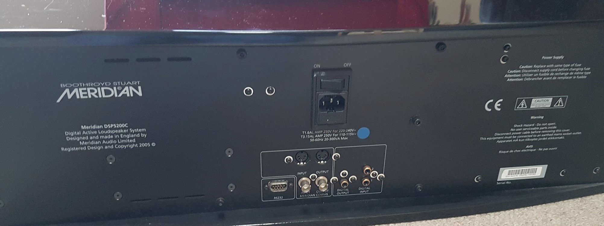 SOLD: FS: 2x Meridian DSP5200 Speakers, 1x DSP5200HC Centre Speaker ...