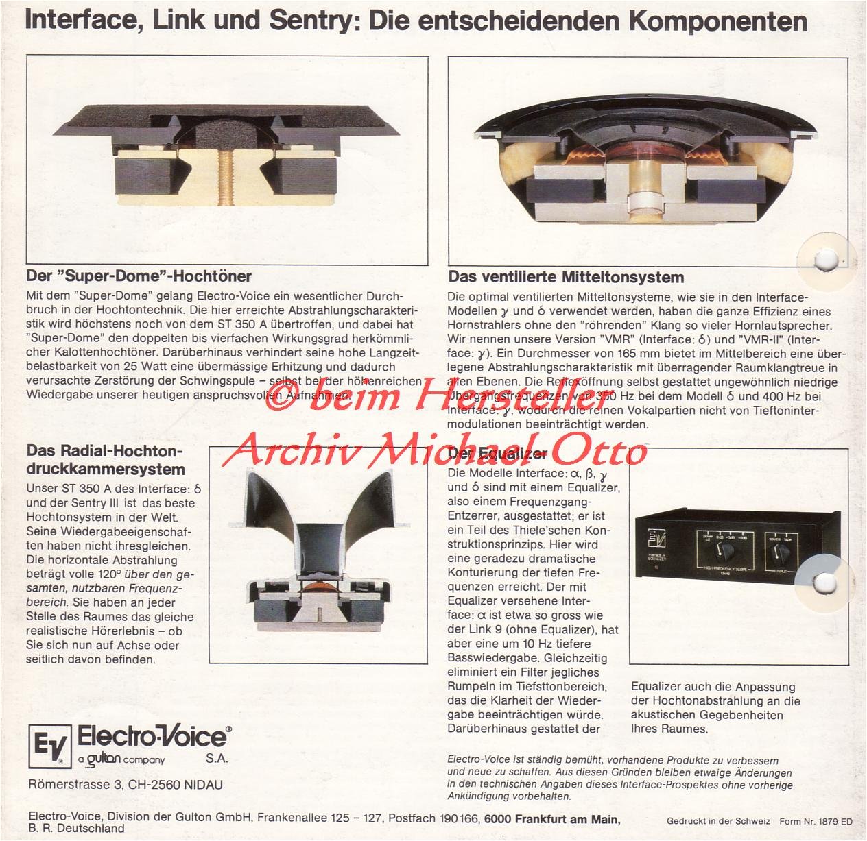 スピーカー・ウーファー ELECTRO-VOICE Interface C SERIES II ELECTRO-VOICE Interface C SERIES II