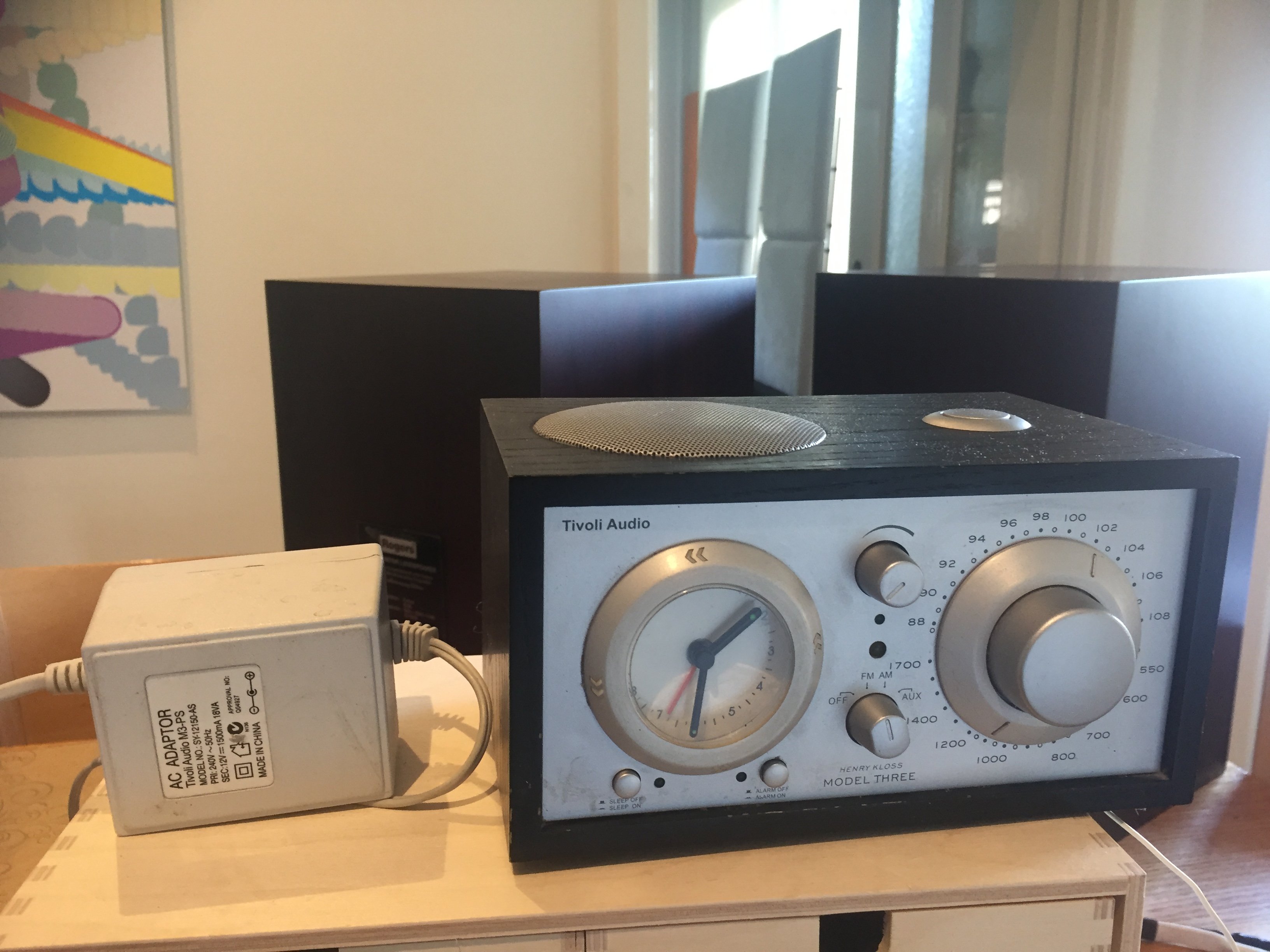 sale pending tivoli/henry kloss model 3 analogue alarm radio ﻿ Stereo