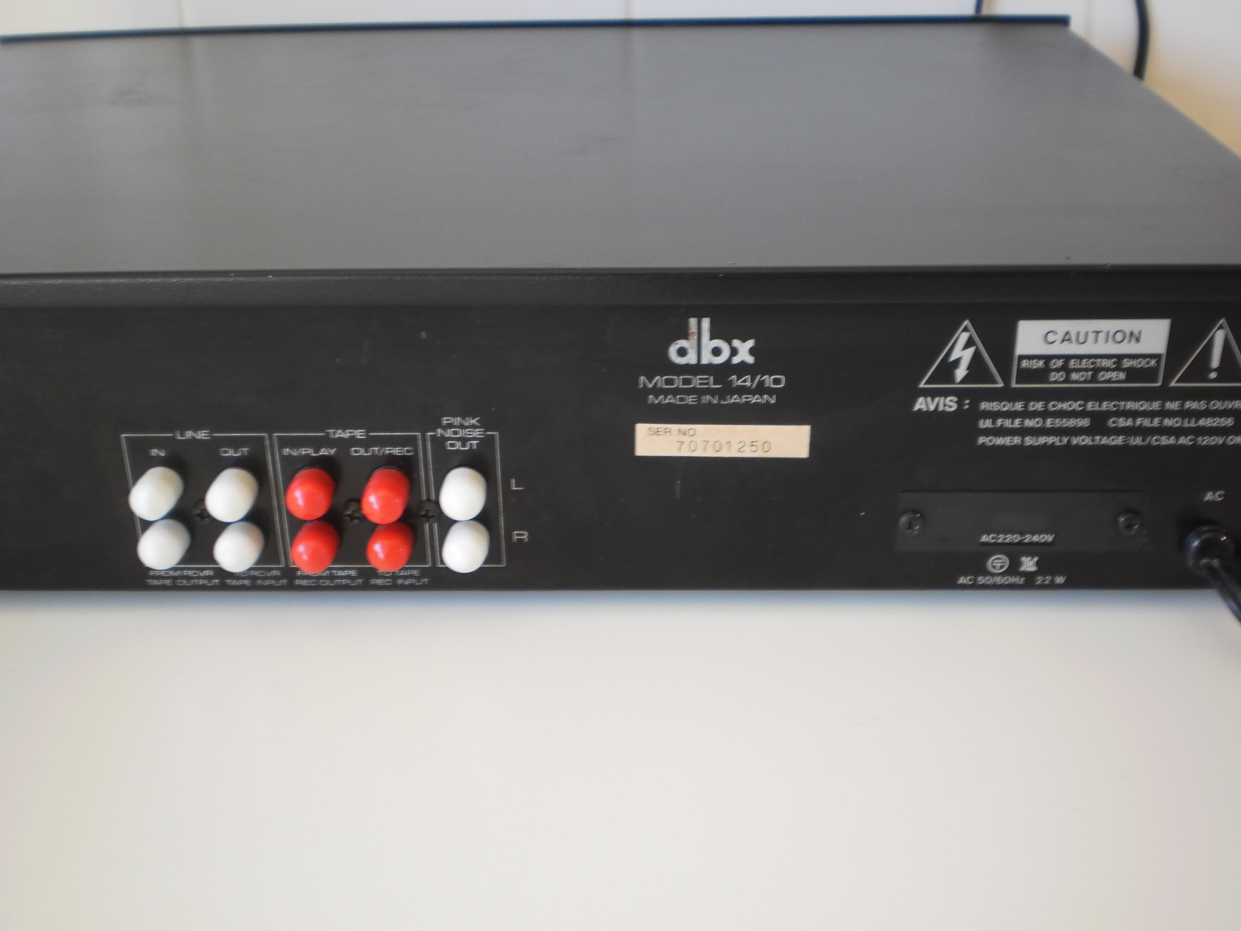 DBX 14/10 COMPUTERIZED ANALYZER MADE IN JAPAN - Stereo, Home Cinema ...