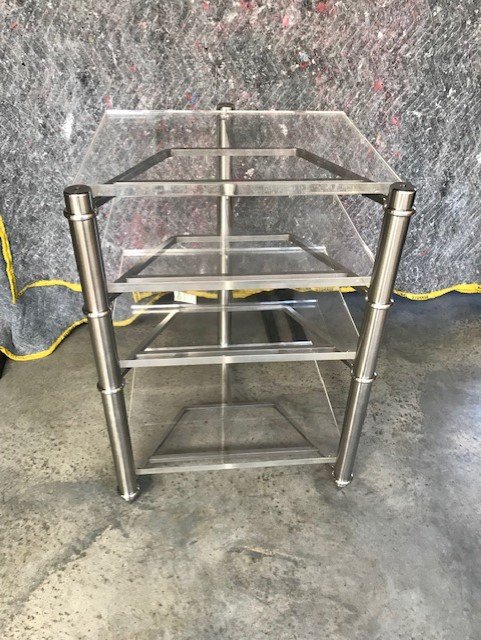 SOLD: FS: Stainless Steel & Acrylic hifi rack - Stereo, Home Cinema ...