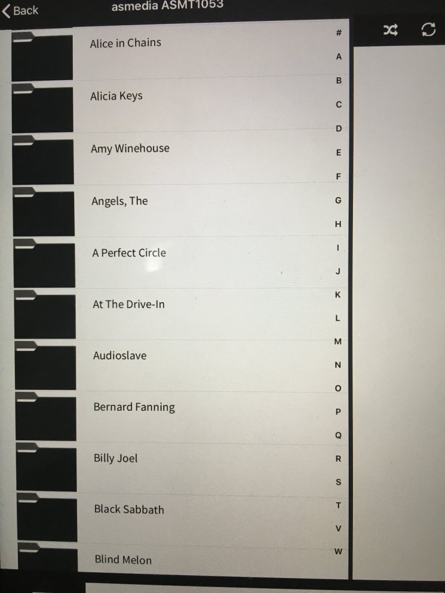 Cambridge CXN v2 ... playing FLAC album files from HDD ... file ...