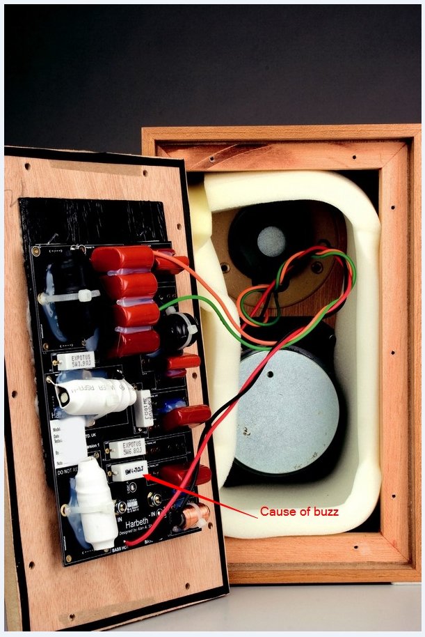 Speaker makes a buzz at certain frequency. Solved. ﻿ Speakers