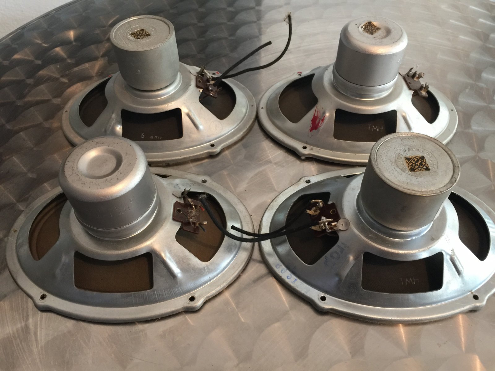 Telefunken 5" x 7" Oval Alnico Full Range Speakers ﻿ Stereo, Home Cinema, Headphones Components