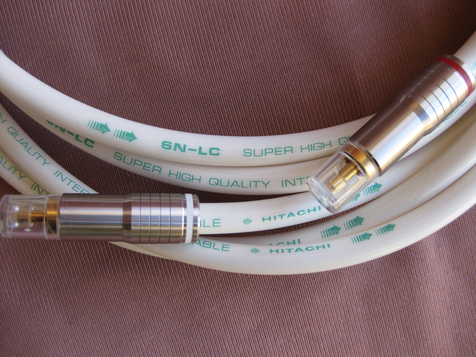 SOLD NOS Hitachi 6NLC high quality interconnect cable ﻿ Stereo, Home Cinema, Headphones