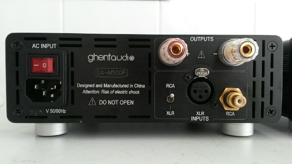 SOLD FS Ghentaudio GAM500P Monoblock Power Amplifiers ﻿ Stereo