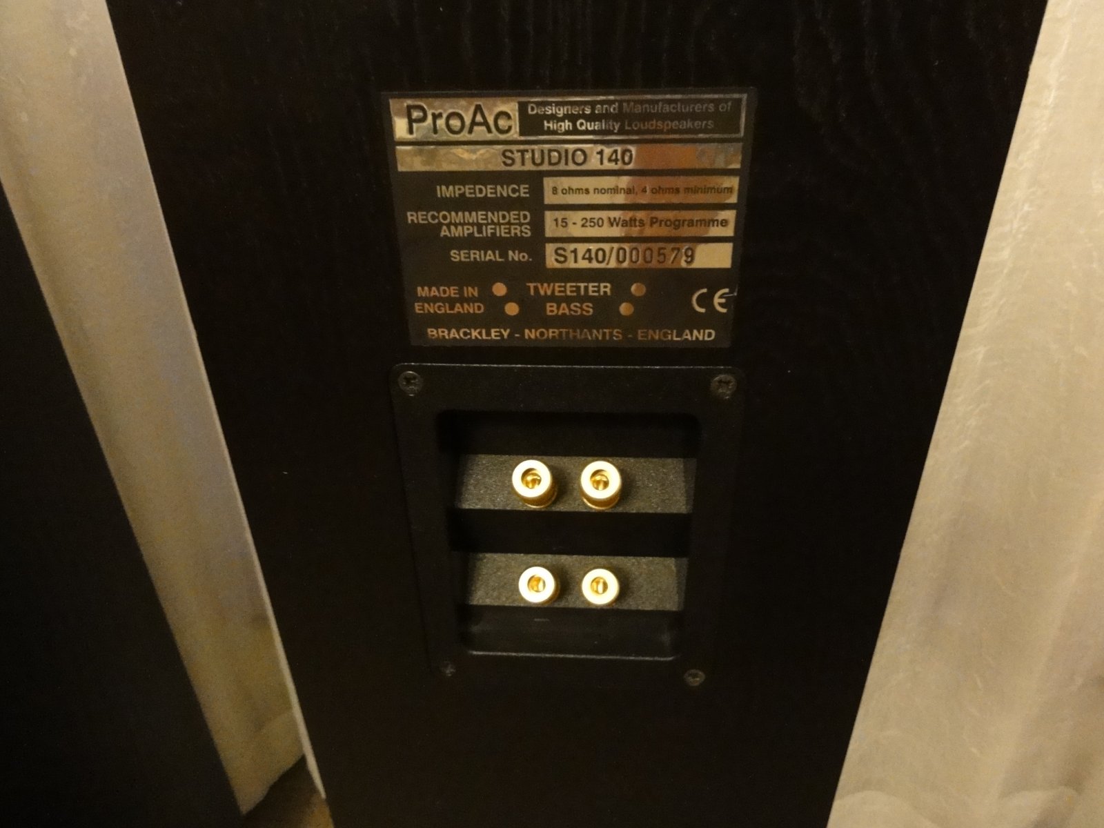 FS: PROAC Studio 140 floorstanders+Tara Labs cables |﻿ Stereo, Home ...