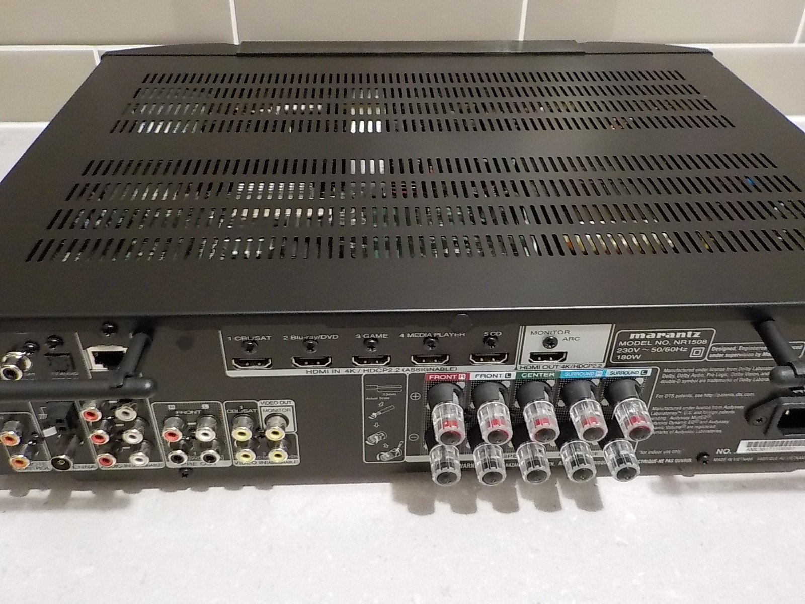 SOLD: Marantz AV Receiver, Model NR1508 - Hi-Fi and Cinema Cables ...