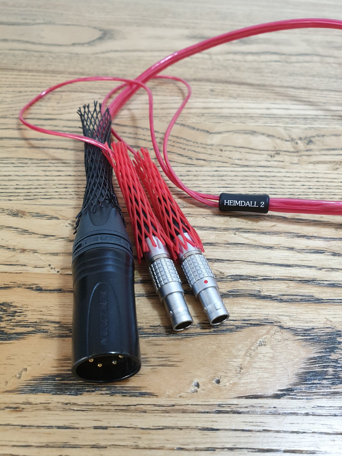 SOLD FS Nordost Heimdall 2 Headphone Cable 2m 4pin XLR (Focal Utopia