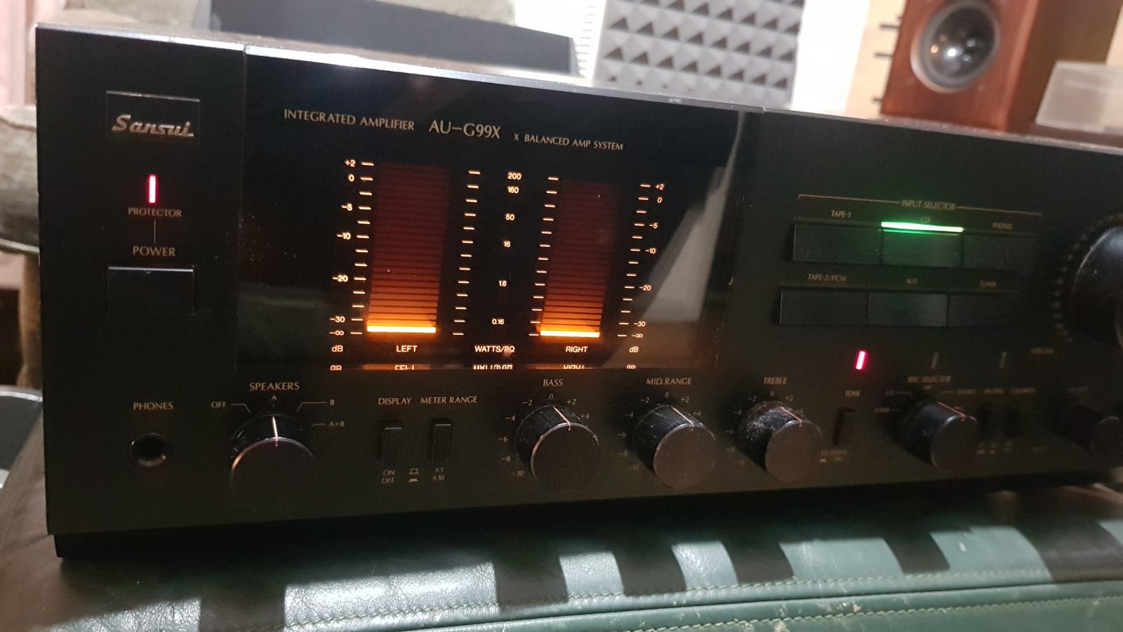 SOLD: Sansui au g99x integrated amplifier alpha series or
