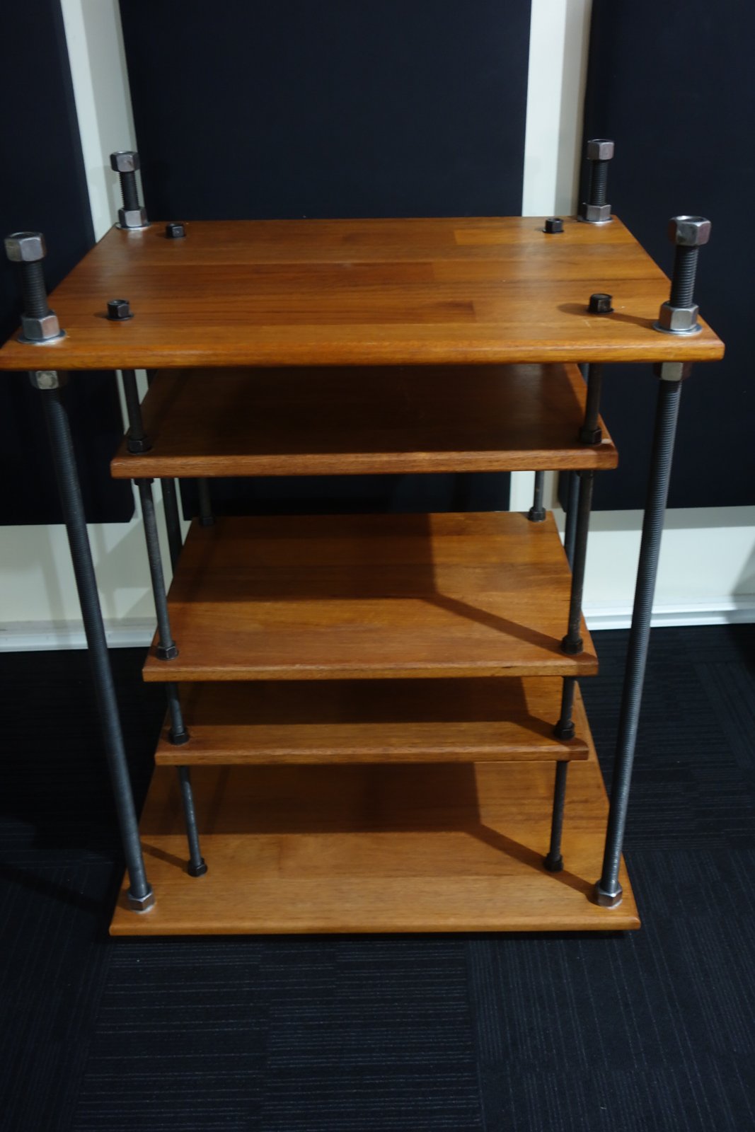 SOLD: FS: Audio rack home built threaded rod diy - Stereo, Home Cinema ...