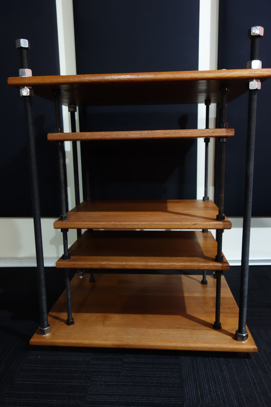 SOLD: FS: Audio rack home built threaded rod diy - Stereo, Home Cinema ...