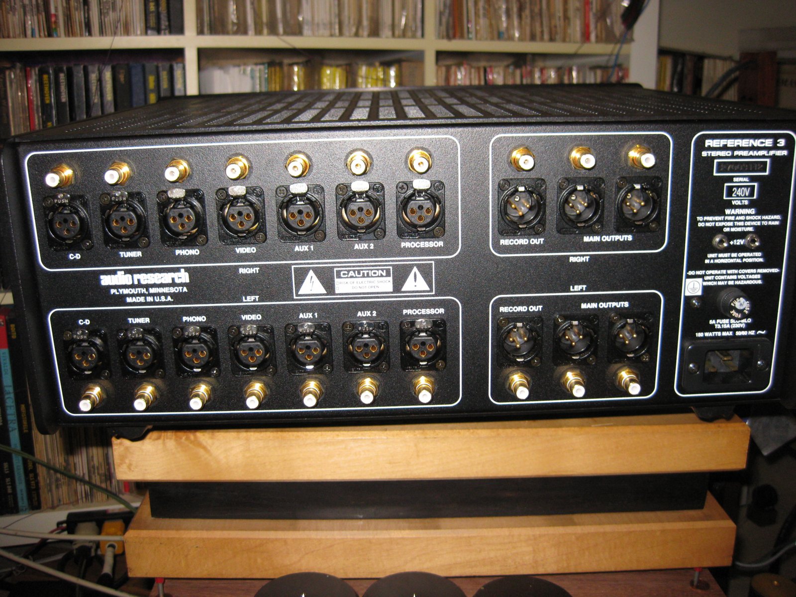Audio Research Reference 3 Preamplifier - Stereo, Home Cinema ...