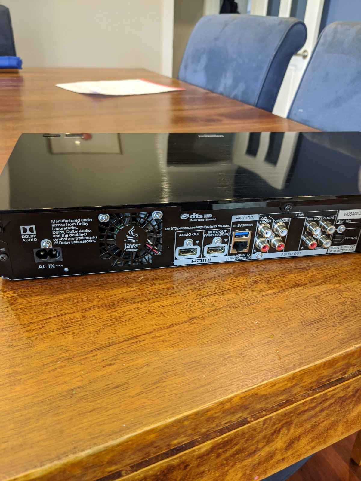 SOLD: FS: Panasonic DP-UB 820 |﻿ Hi-Fi and Cinema Cables & Accessories