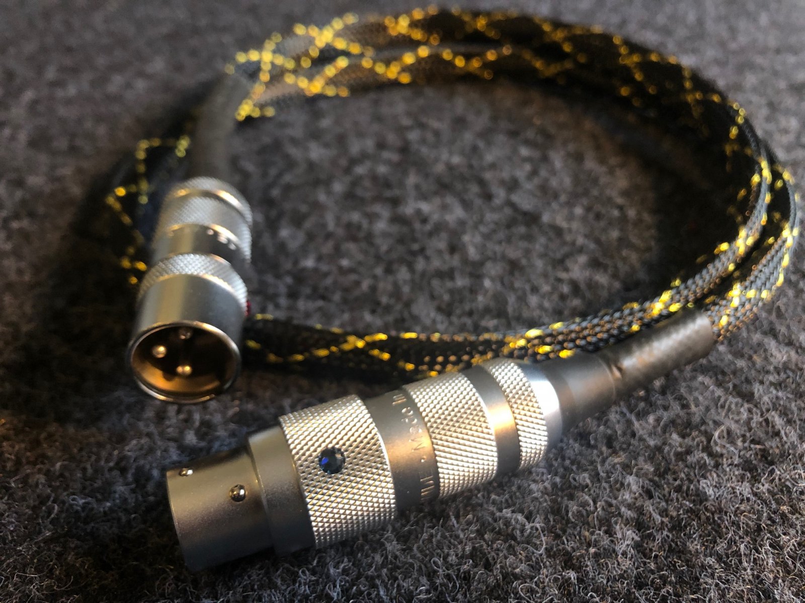 SOLD: Audio Synergy pure silver balanced interconnects. 1 metre - Hi-Fi ...