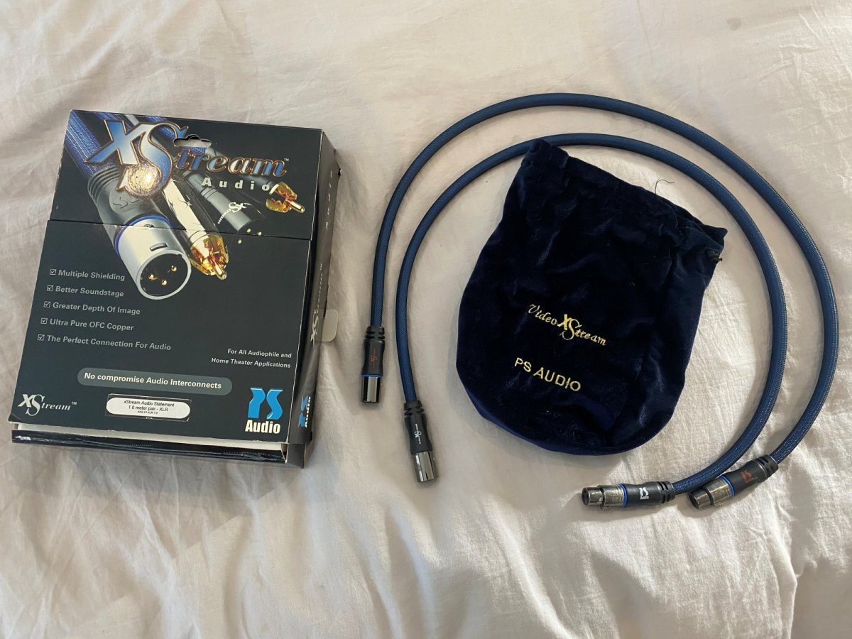 SOLD FS PS Audio Xstream Audio Statement XLR (1m) ﻿ Stereo, Home