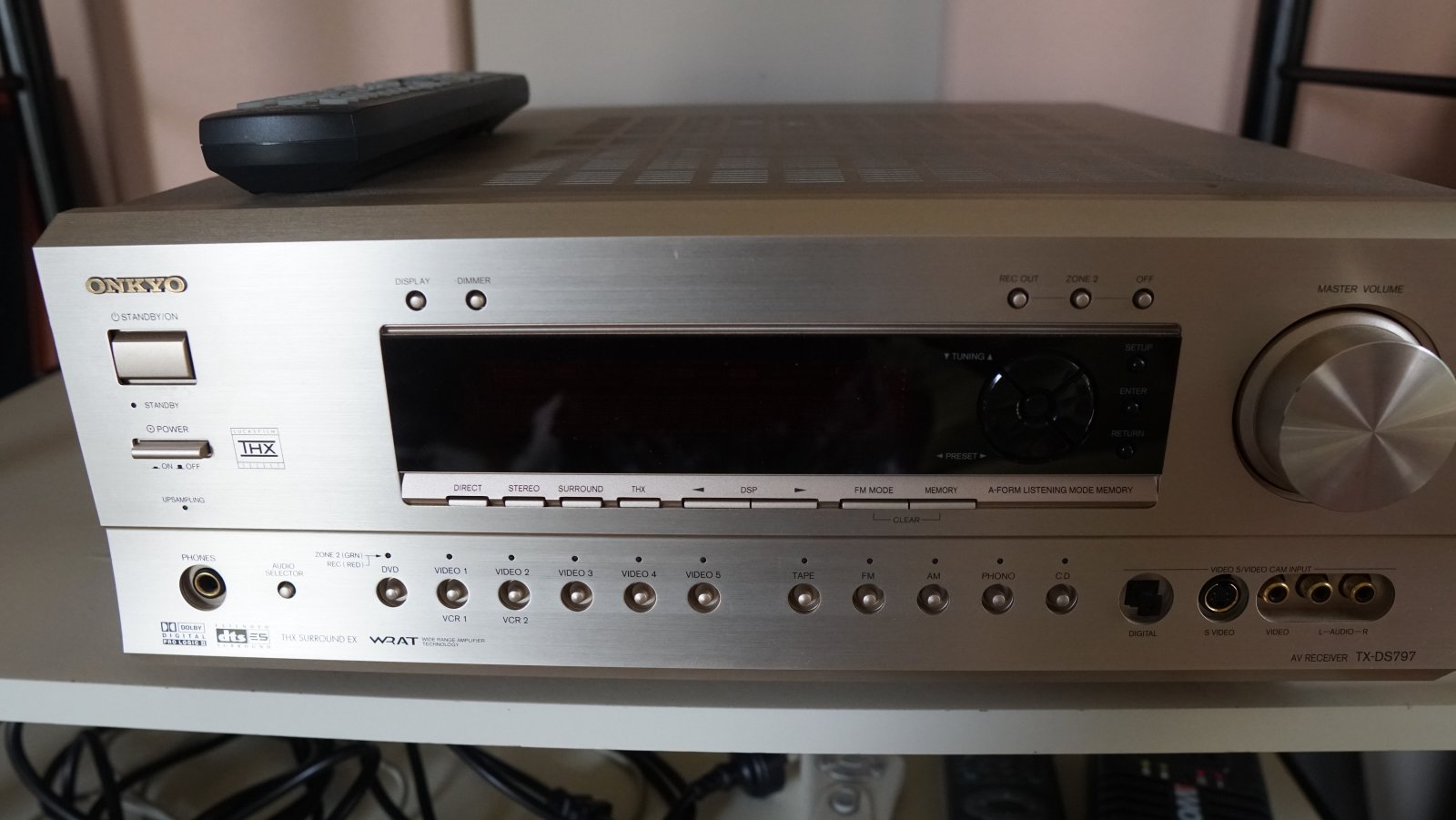 Onkyo TX-DS797 5.1 Channel 160 Watt AV Stereo Receiver THX