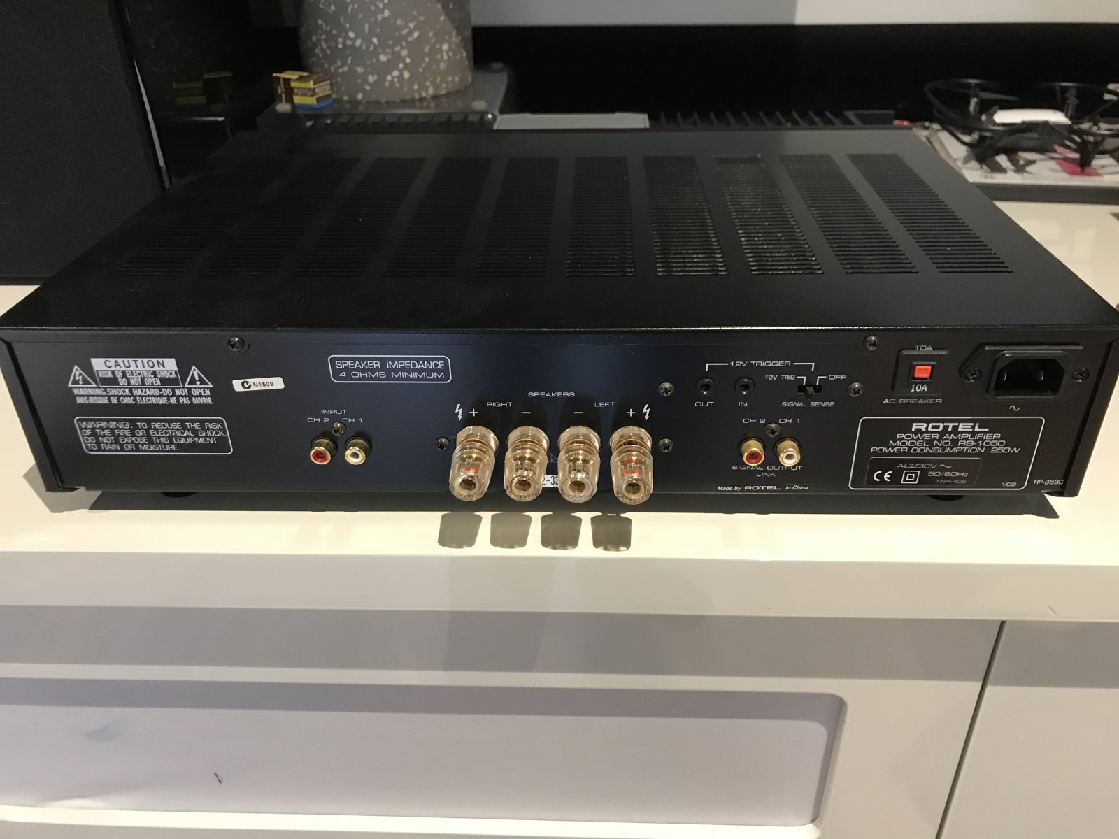 SOLD: FS: Rotel RB-1050 Power Amp - Stereo, Home Cinema, Headphones ...