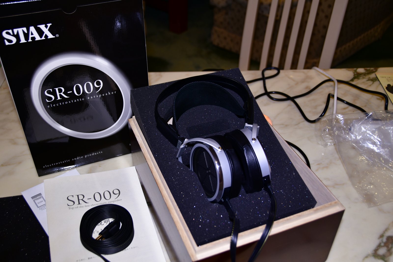 SOLD: STAX SR-009 Electrostatic Earspeakers - Stereo, Home Cinema ...