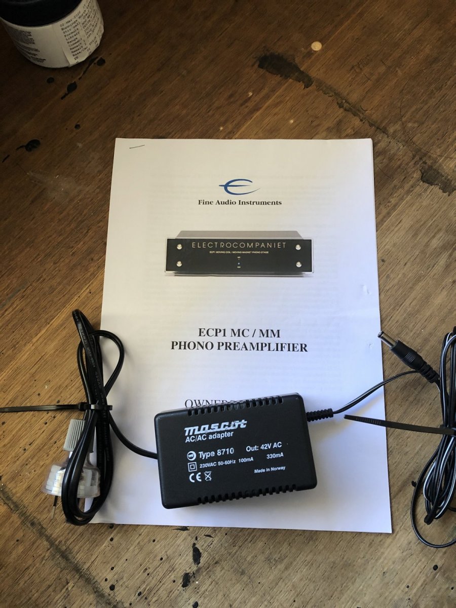 SOLD: FS: Electrocompaniet ECP1 Phono Stage MM/MC - Stereo, Home Cinema ...
