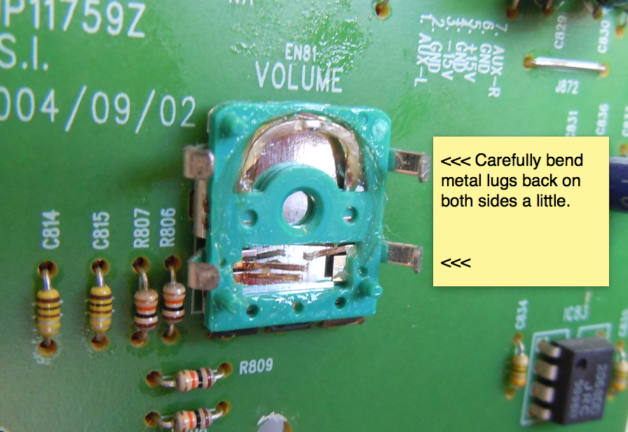 Volume control fix on Marantz amp ﻿ AV Receivers, Multichannel Amps