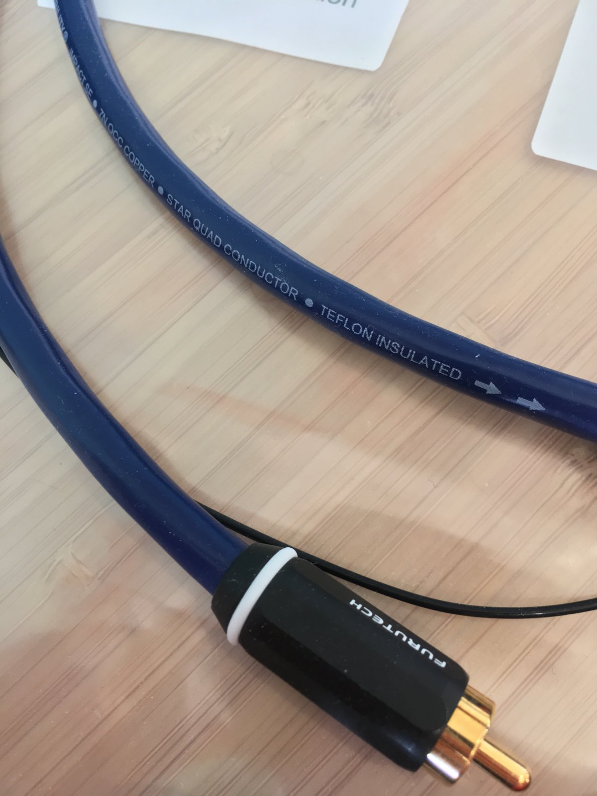 FS Audio Sensibility Impact SE Phono Cable (DIN right angle > RCA