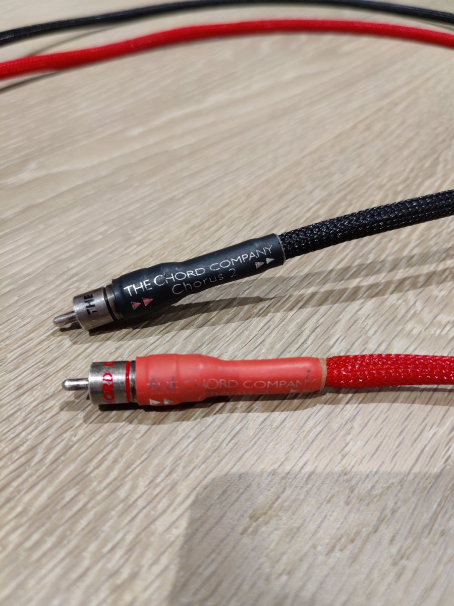 SOLD FS The Chord company Chorus 2 RCA cable 1m. pair ﻿ Stereo, Home
