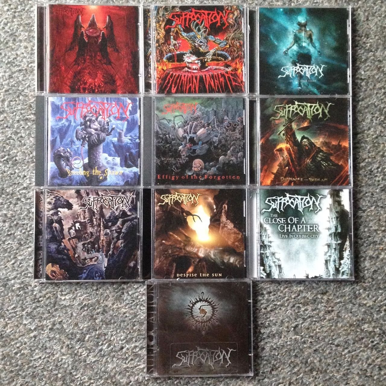 SOLD: FS: Death Metal CD Lot - Suffocation - Vinyl, CD, and Blu-ray ...