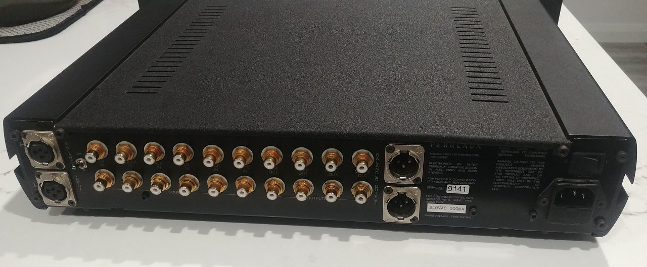 SOLD Elsewhere Perreaux SM6 Reference Preamp Class A, True Balanced