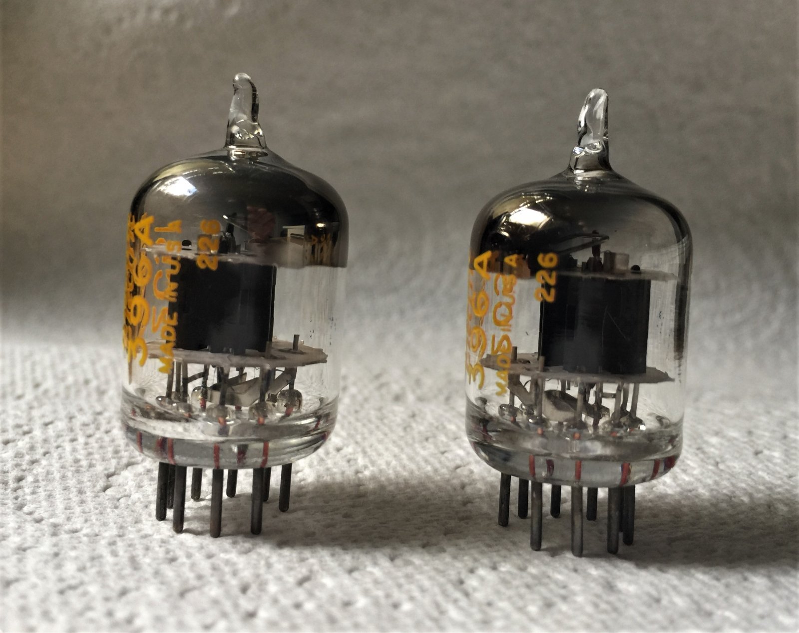 2pcs JAN G.E. TUBE Western Electric 396A Tube 5670W 5670 2C51 - Foto 4