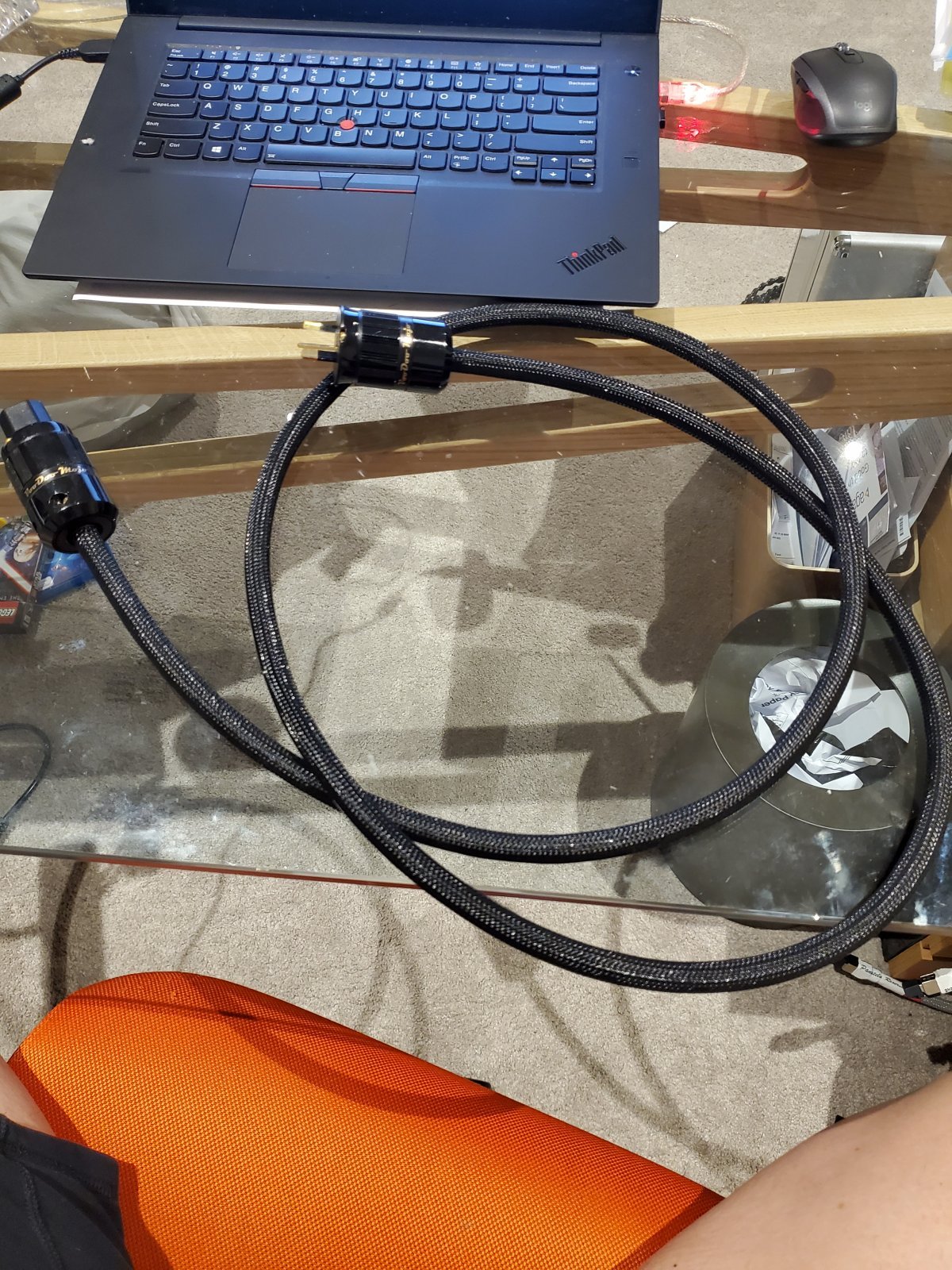 SOLD FS Voodoo Mojo power cable 180cm long iec 15amp ﻿ Stereo, Home Cinema, Headphones Components