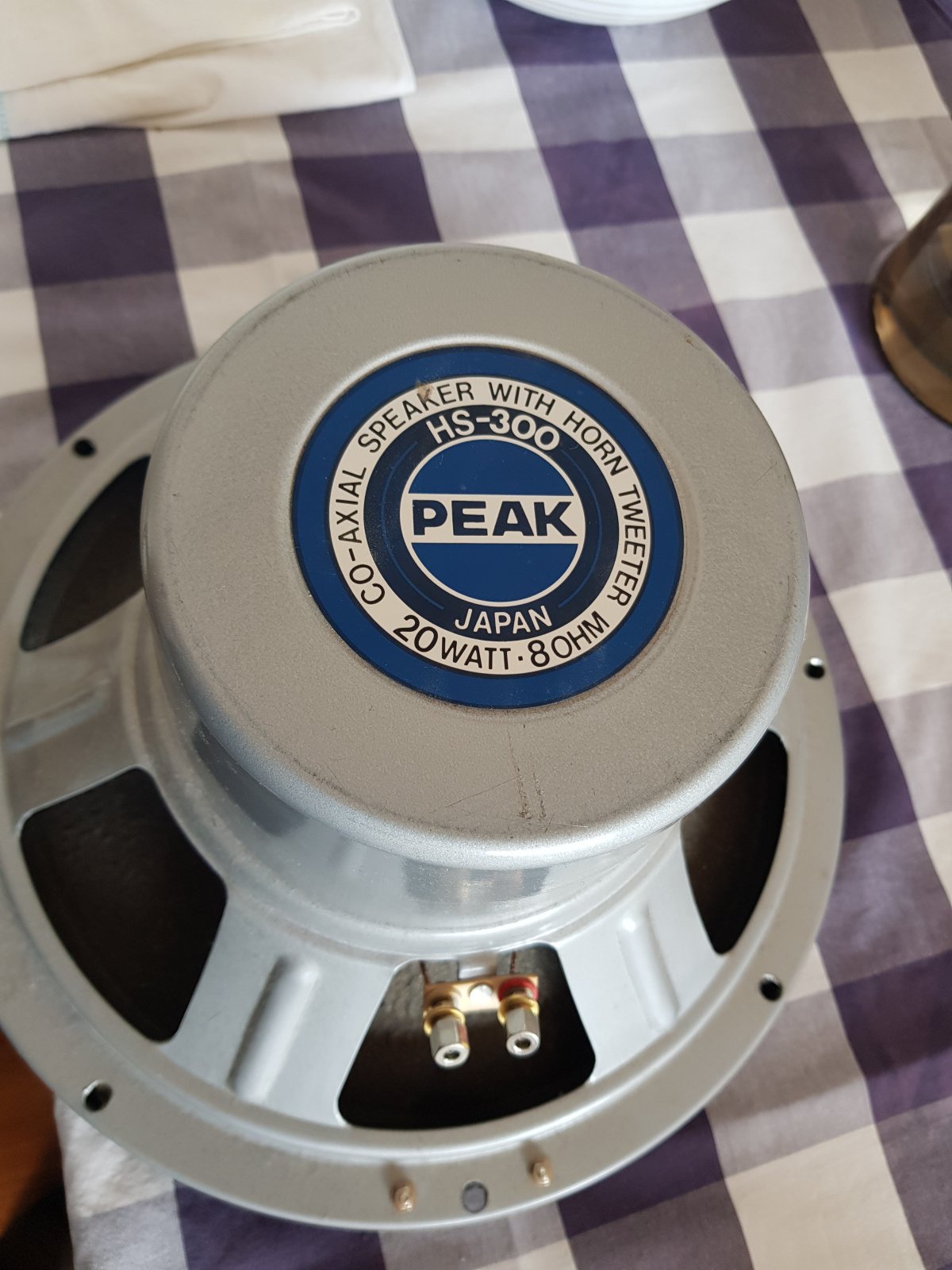 FS Peak HS300 12" full range coaxial alnico speakers made in Japan