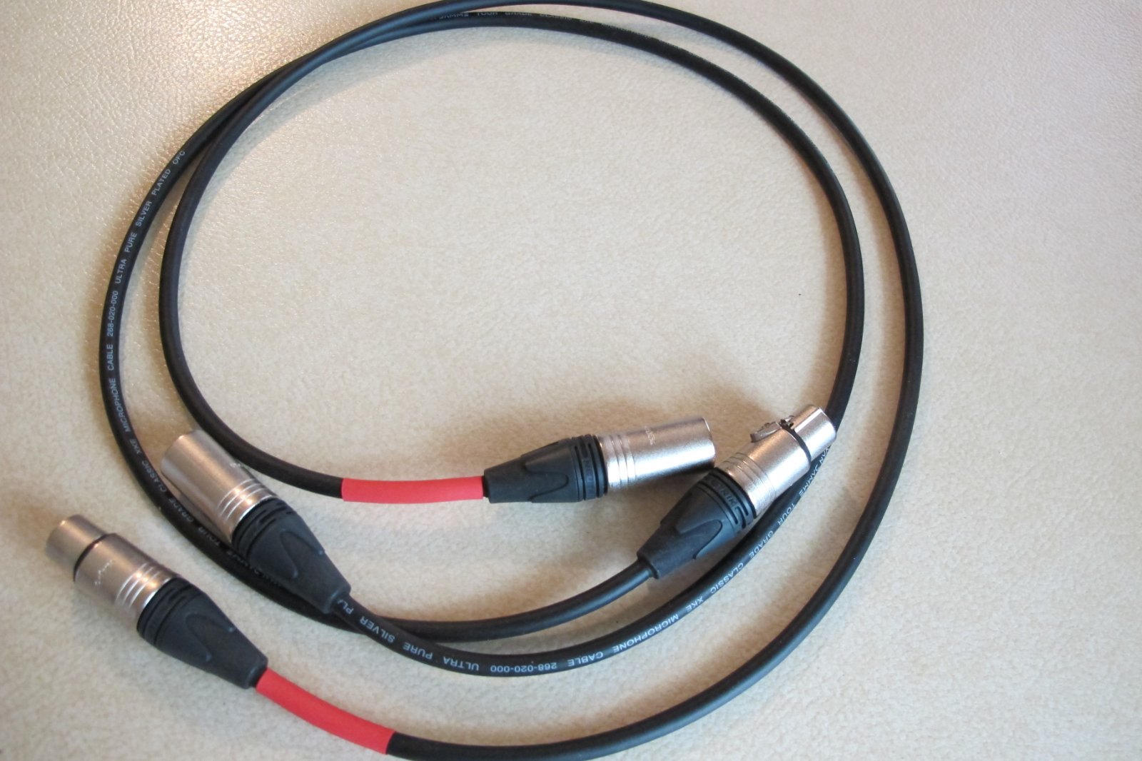 FS I PAIR VAN DAMME CLASSIC XKE ULTRA PURE SILVER XLR INTERCONNECT