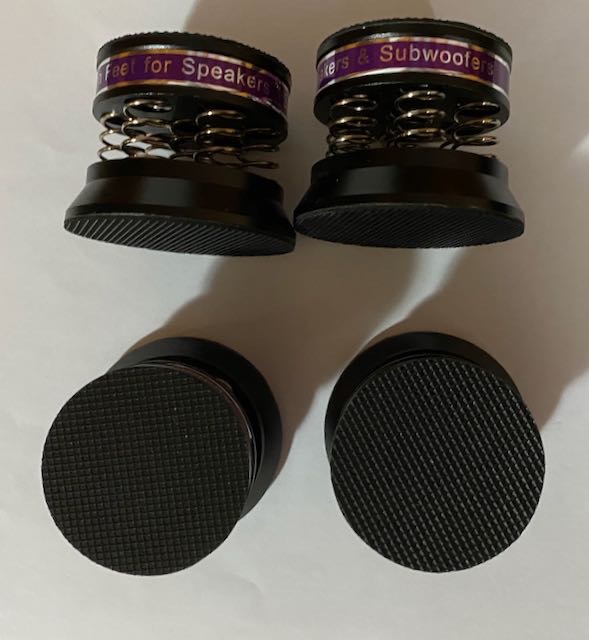 SOLD: FS: 4 x Aluminium Spring Isolation Feet, Black - Hi-Fi and Cinema ...