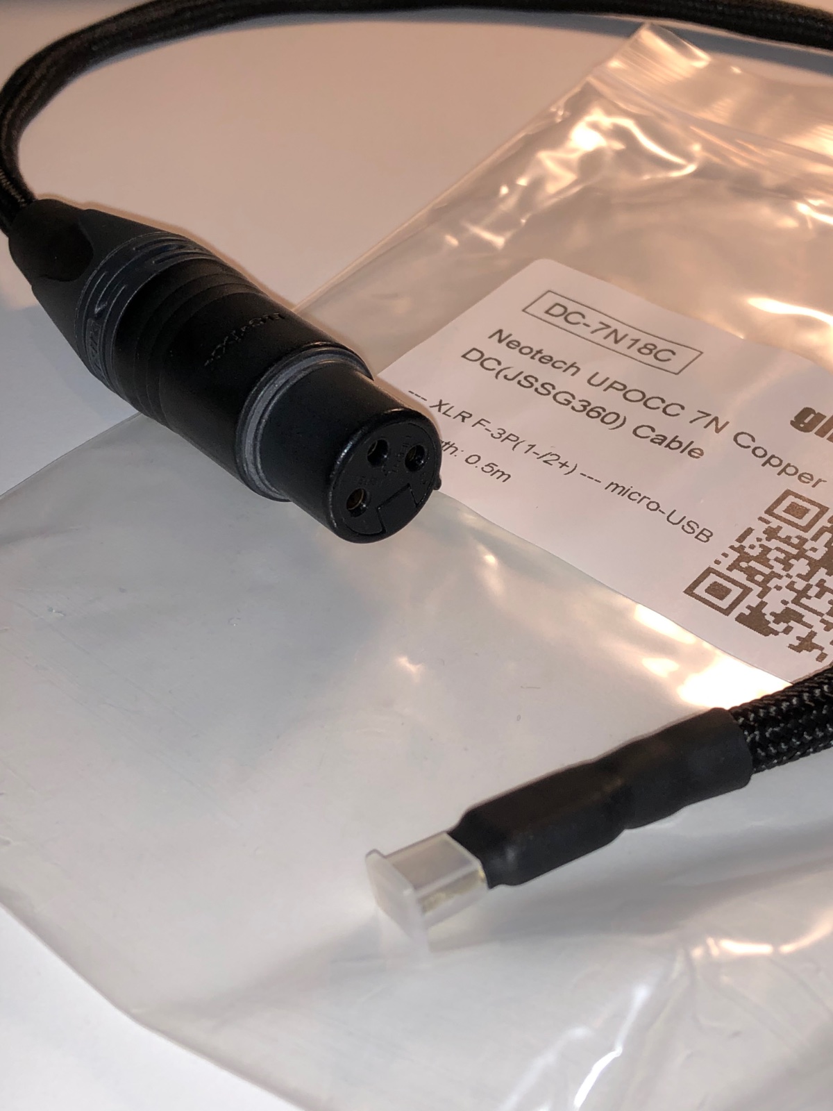 SOLD FS Ghent Audio DC7N18C Neotech UPOCC 7N Copper 18AWG DC(JSSG360