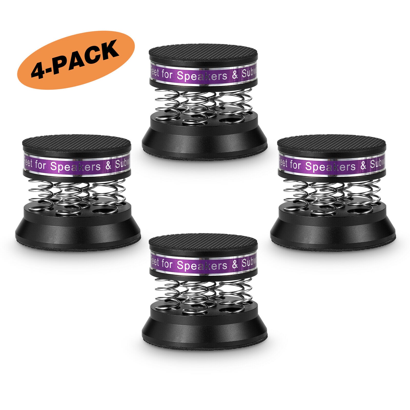 SOLD: FS: 4 x Aluminium Spring Isolation Feet, Black - Hi-Fi and Cinema ...
