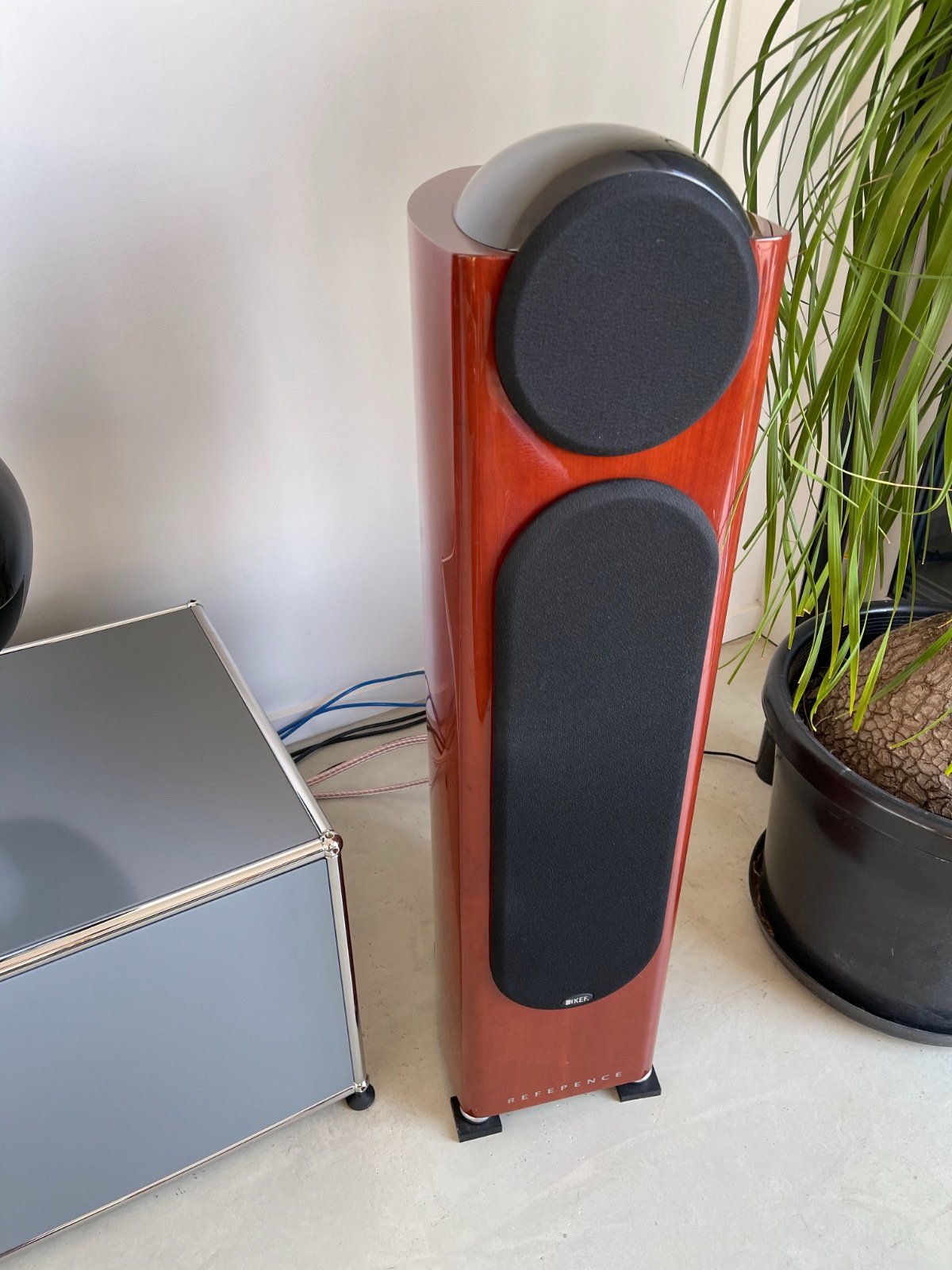 SOLD: EOI - KEF Reference 203/2 - Gloss Cherry - Stereo, Home