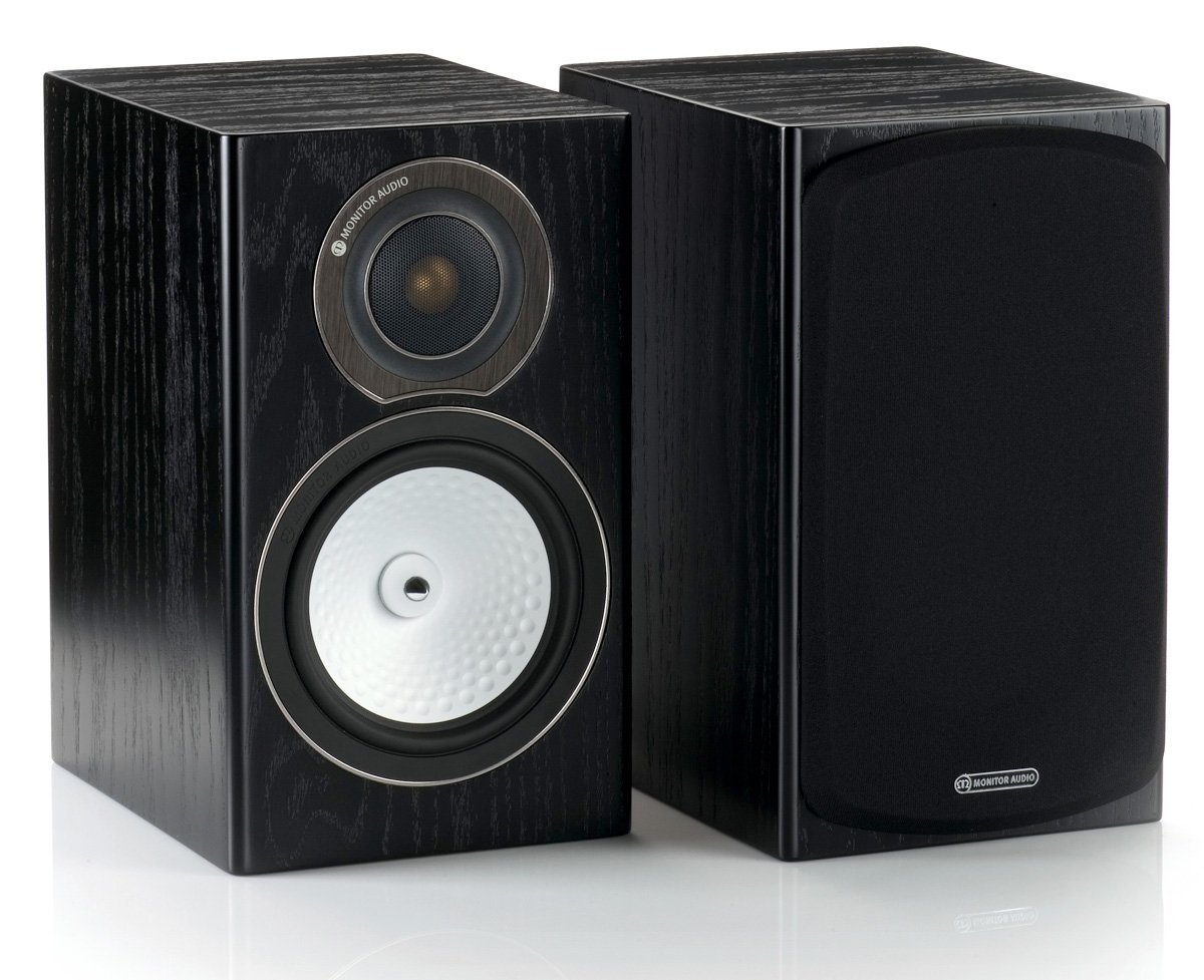 FS Monitor Audio "Silver" RX1 Bookshelf Speakers (Black Oak) ﻿ Stereo