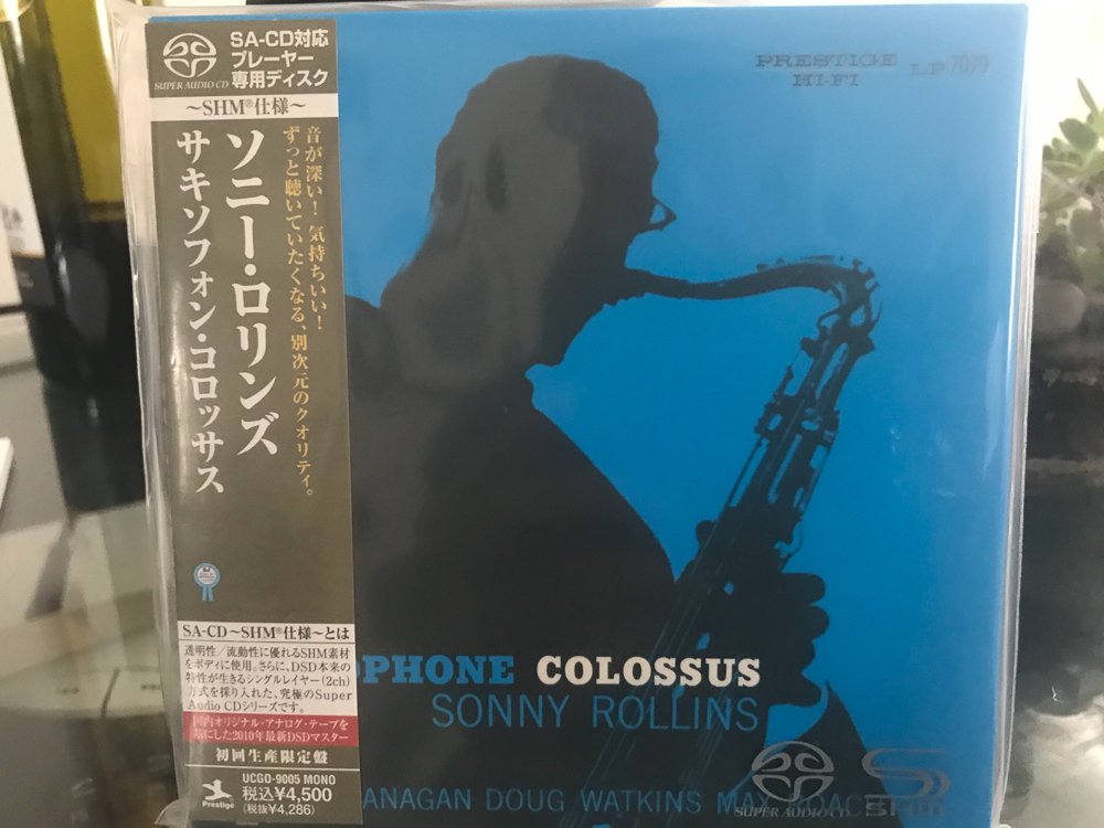 FS Sonny Rollins Saxophone Colossus SHM SACD Vinyl, CD, and Blu